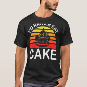 Ich esse lieber asexual aromatische, sechsexuelle T-Shirt
