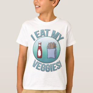 Ich esse mein Veggies-KinderShirt T-Shirt