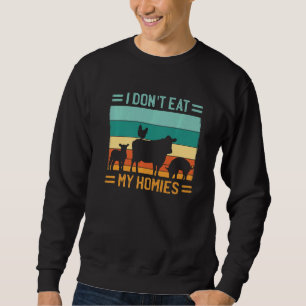 Ich esse meine Heimat nicht vegetarisch vegan Prem Sweatshirt