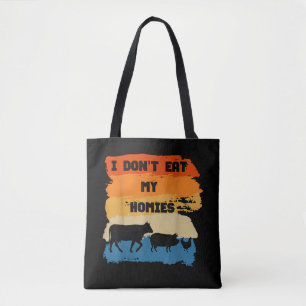 Ich esse meine Homies kein lustiges Geschenk für V Tasche