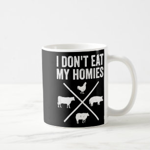 Ich esse meine Homies nicht lustig Vegetarier Kaffeetasse