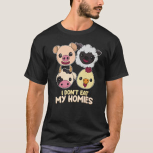 Ich esse meinen Kumpel nicht veganen vegetarischen T-Shirt