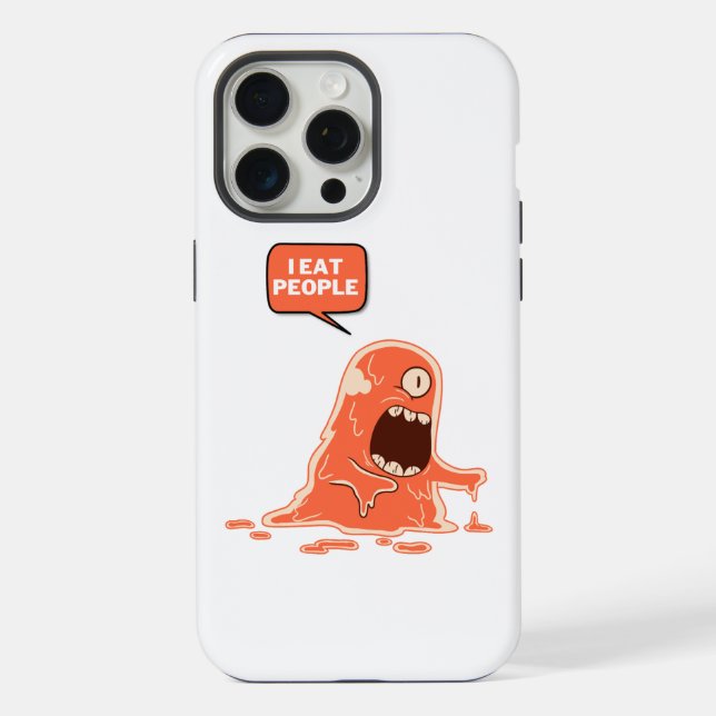 ich esse Menschen iPhone 15 Pro Max Hülle (Rückseite)