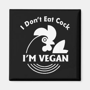 Ich Esse Nicht, Ich Bin Vegan Lustiges Vegan T-Shi Magnet