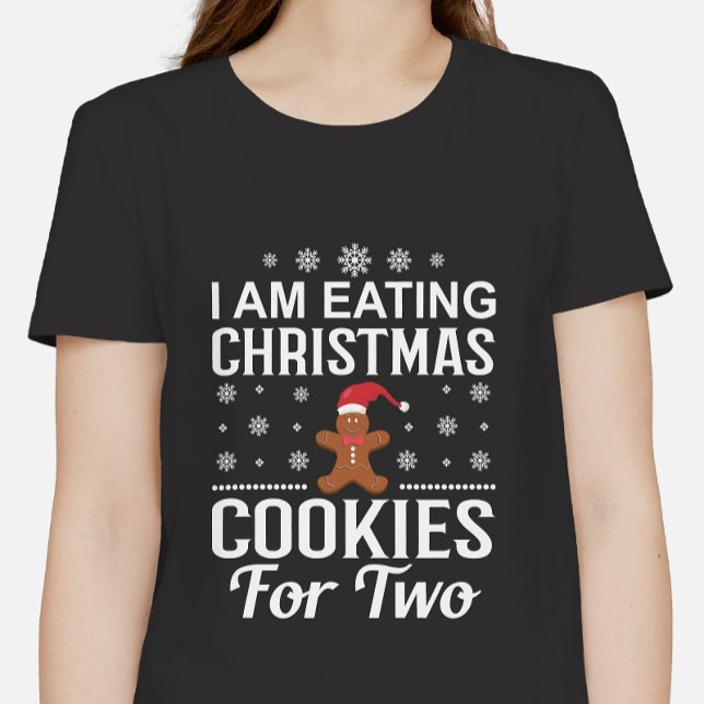 Ich esse Weihnachtskekse für zwei Mütter Große Größe T-Shirt (Von Creator hochgeladen)