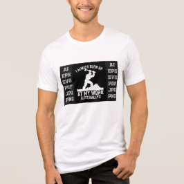 Ich explodiere immer bei meiner Arbeit (im wahrste Tri-Blend Shirt