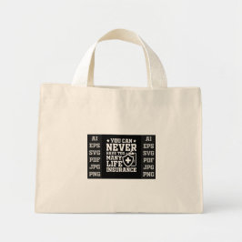 Ich explodiere immer bei meiner Arbeit – Tote Bag  Mini Stoffbeutel