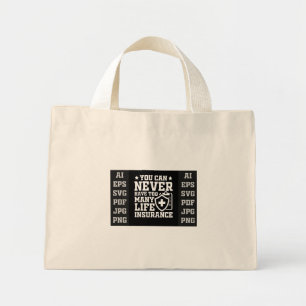 Ich explodiere immer bei meiner Arbeit – Tote Bag Mini Stoffbeutel