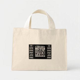Ich explodiere immer bei meiner Arbeit – Tote Bag  Mini Stoffbeutel