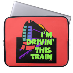 Ich fahre diesen roten Zug Laptopschutzhülle