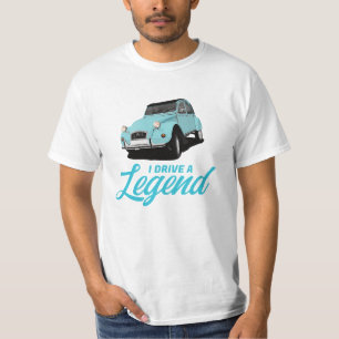 Ich fahre eine Legende - Citroën 2CV - in 29 Farb T-Shirt