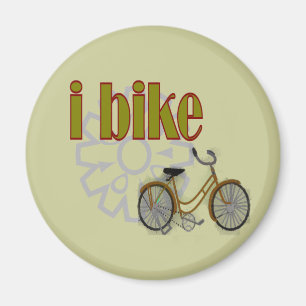 "ich fahre" GOLDfahrrad- und -kettenradentwurf rad Magnet
