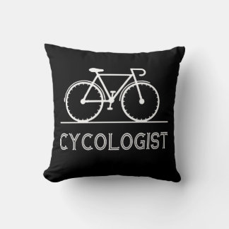 Ich fahre immer morgens mit dem Fahrrad zu gesund Kissen