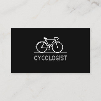 Ich fahre immer morgens mit dem Fahrrad zu gesund Visitenkarte