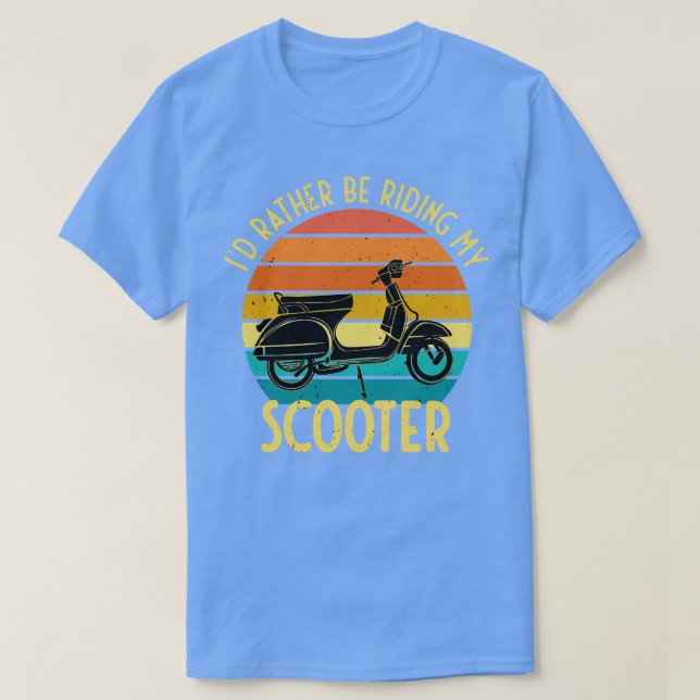Ich fahre lieber mit meinem Motorrad T-Shirt (Design vorne)