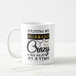 Ich fahre meine Ehemännin Crazy One Goat zu einer  Kaffeetasse