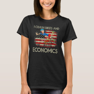 Ich fahre mit dem Auto und der Wirtschaft zusammen T-Shirt