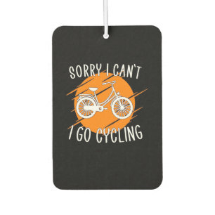Ich fahre mit dem Fahrrad Autolufterfrischer