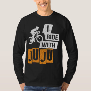Ich fahre mit Juju Grafik - erschüttertes, lustige T-Shirt