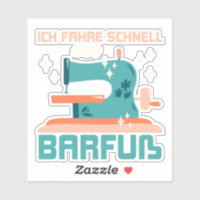 Ich fahre schnell und barfuß, Geschenknähte