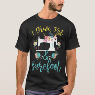Ich fahre schnell und Niedliche Nähte für Schneide T-Shirt