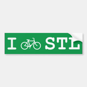 Ich fahre STL für Ihr Fahrzeug rad Autoaufkleber