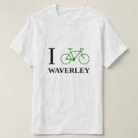 Ich fahre WAVERLEY rad (grüne Fahrrad-Ikone)