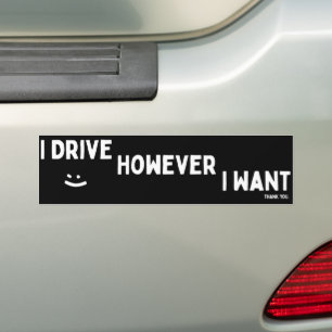 Ich Fahre Wie Ich Will Sassy Sprüche Statement Autoaufkleber
