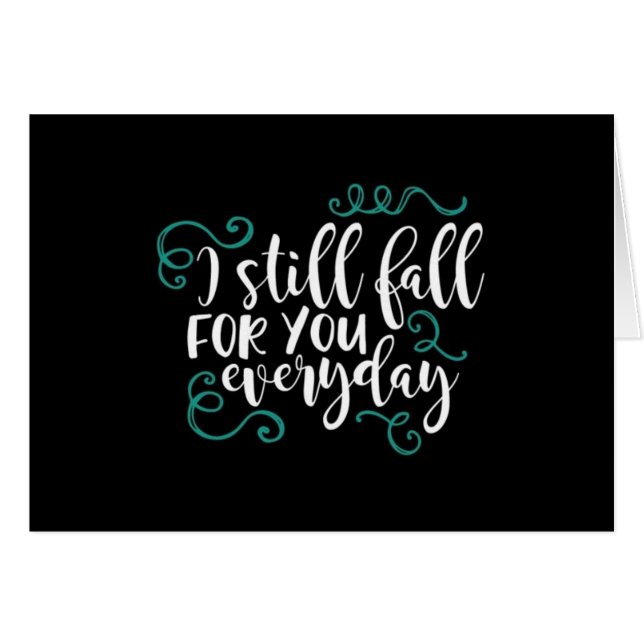 ICH "FALL FOR YOU" IMMER (Vorderseite (Horizontal))