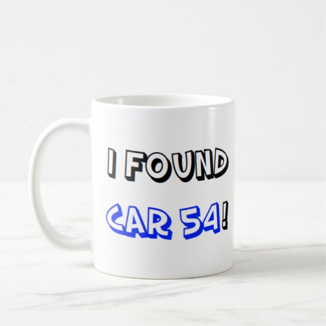 Ich fand Auto 54 Kaffee Tasse (Links)