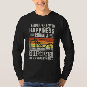 Ich fand den Schlüssel zum Glück Roller Untersetze T-Shirt