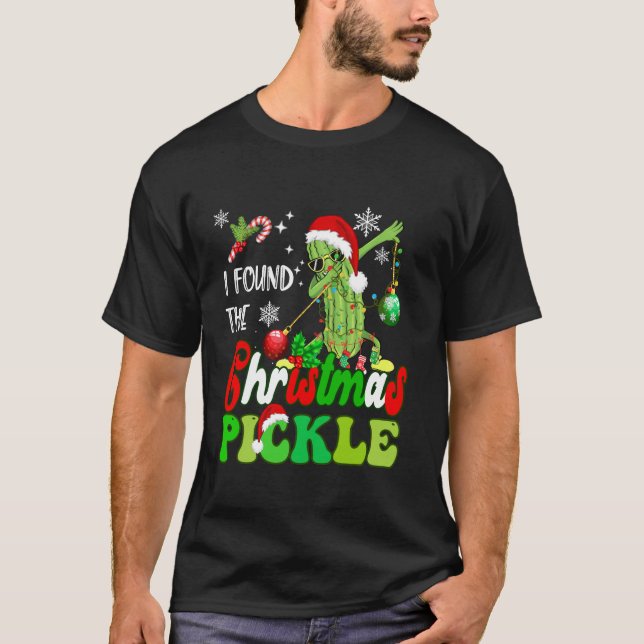Ich fand die Weihnachtspickle Funny Pickles Candy  T-Shirt (Vorderseite)
