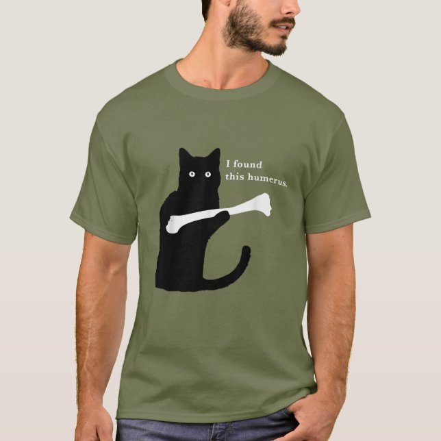 Ich fand diese Humerus-Funny-Katze Lover T-Shirt (Vorderseite)