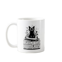 Ich fand diese Humerusschwarze Katze mit menschlic