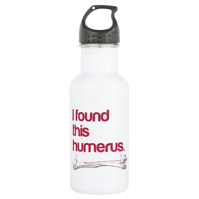 Ich fand diesen Humerus Edelstahlflasche (Vorderseite)