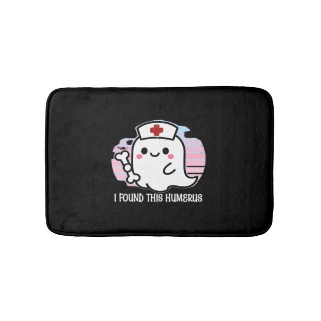 Ich fand diesen Humerus Funny Halloween Nurse Ghos Badematte (Vorderseite)