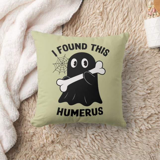 Ich fand diesen Humerus Halloween-Geist Kissen (Decke)