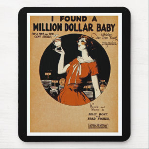Ich fand ein Million-Dollar-Baby Mousepad