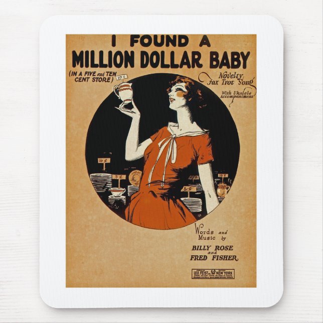 Ich fand eine Million Dollar Baby Mousepad (Vorne)