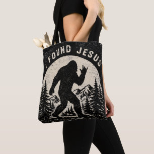 Ich fand Jesus und suche immer noch Bigfoot Sasqua Tasche