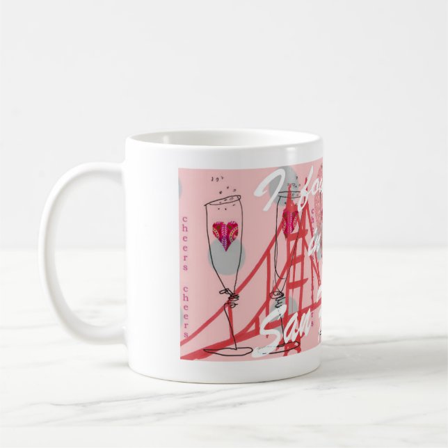 Ich fand mein Herz in San Francisco Kaffeetasse (Links)