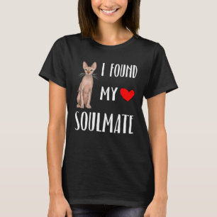 Ich fand meine Seelenverwandte Sphynx-Katze beste T-Shirt