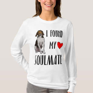 Ich fand meinen Seelenbaum Walker Coonhound Hund L T-Shirt