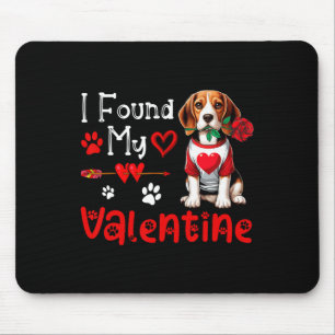 Ich fand meinen Valentinischen Beagle mit Niedlich Mousepad