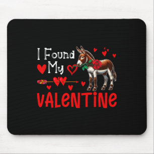 Ich fand meinen Valentins-Esel mit Blumenbauer ges Mousepad