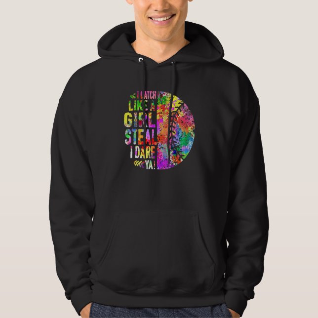Ich fange wie ein Mädchen Steal ich es wagen Ya So Hoodie (Vorderseite)