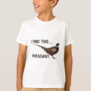 Ich finde diesen Fasan-Vogelpuffer T-Shirt