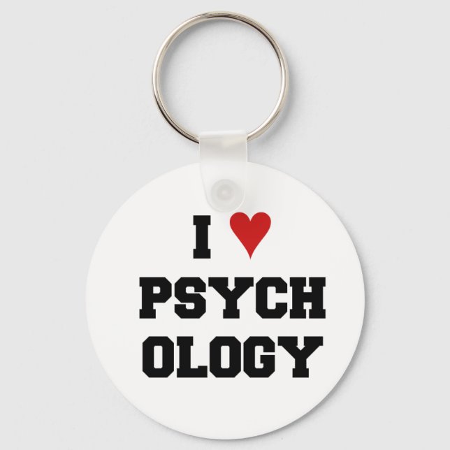 Ich finde PSYCHOLOGIE Schlüsselanhänger (Vorderseite)