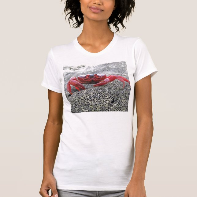 Ich fing Krabben auf Weihnachtsinsel! T-Shirt (Vorderseite)