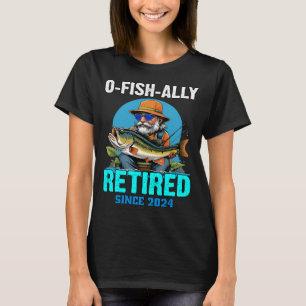 Ich fische, damit ich Leute nicht würge Angeln T-Shirt